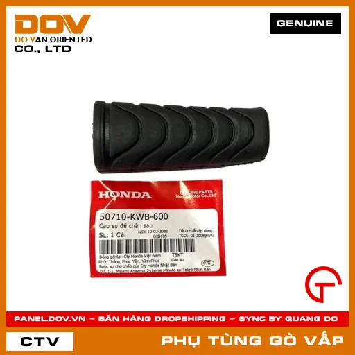 CAO SU ĐỂ CHÂN SAU MÃ PHỤ TÙNG 50710KWB600 — 50710KWB600