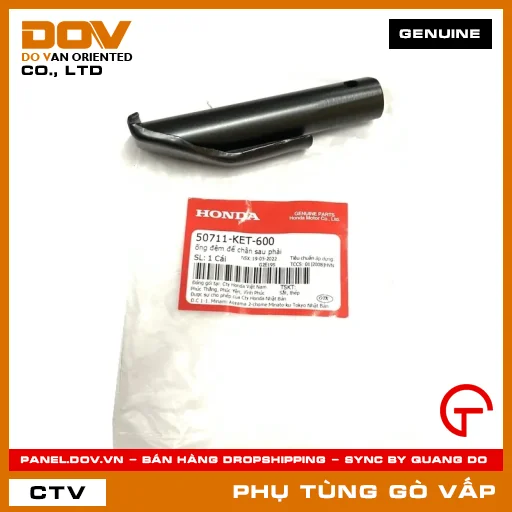 ỐNG ĐỆM ĐỂ CHÂN SAU PHẢI MÃ PHỤ TÙNG 50711KET600 — 50711KET600