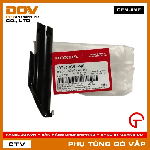 ỐNG ĐỆM ĐỂ CHÂN SAU PHẢI MÃ PHỤ TÙNG 50711KVLV40 — 50711KVLV40