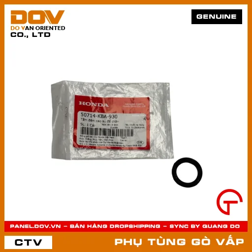 TẤM ĐỆM CAO SU ĐỂ CHÂN MÃ PHỤ TÙNG 50714KBA930 — 50714KBA930