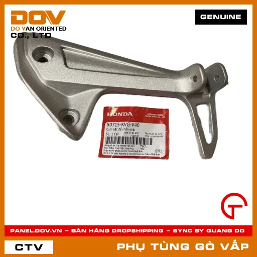 CỤM BẮT ĐỂ CHÂN PHẢI MÃ PHỤ TÙNG 50715KVGV40 — 50715KVGV40