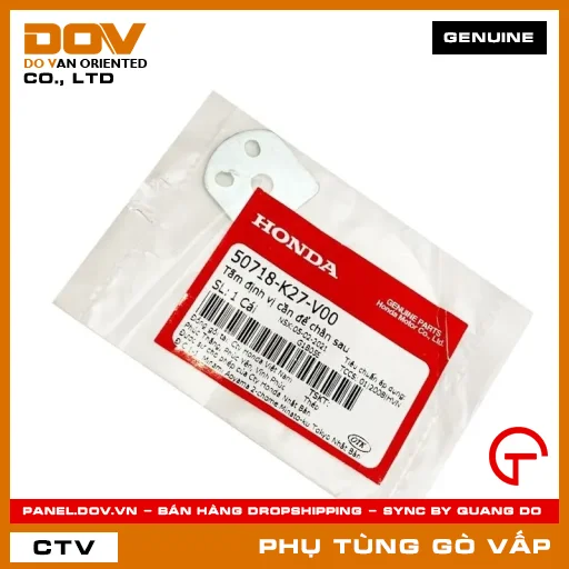 TẤM ĐỊNH VỊ CẦN ĐỂ CHÂN SAU MÃ PHỤ TÙNG 50718K27V00 — 50718K27V00
