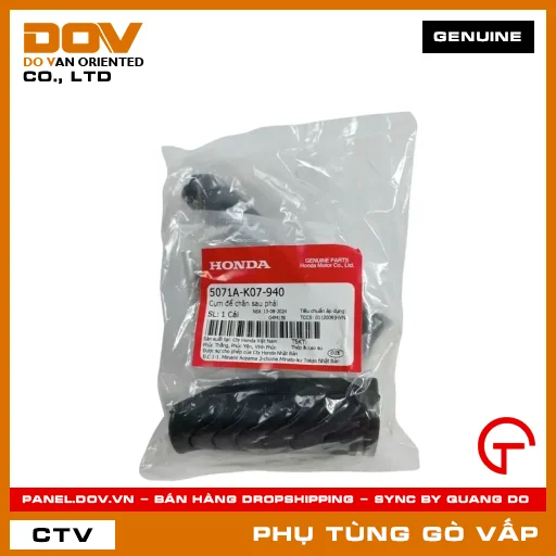 CỤM ĐỂ CHÂN SAU PHẢI MÃ PHỤ TÙNG 5071AK07940 — 5071AK07940