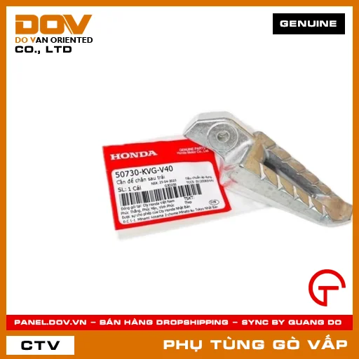 CẦN ĐỂ CHÂN SAU TRÁI MÃ PHỤ TÙNG 50730KVGV40 — 50730KVGV40