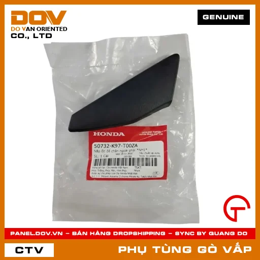 NẮP ỐP ĐỂ CHÂN NGOÀI PHẢI *NH1* MÃ PHỤ TÙNG 50732K97T00ZA — 50732K97T00ZA