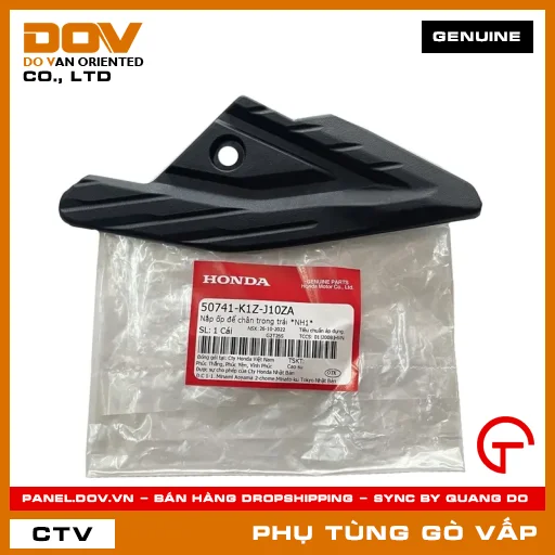 NẮP ỐP ĐỂ CHÂN TRONG TRÁI *NH1* MÃ PHỤ TÙNG 50741K1ZJ10ZA — 50741K1ZJ10ZA