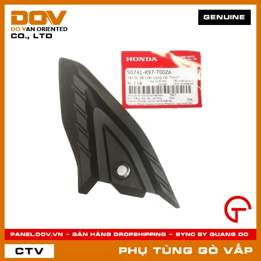 NẮP ỐP ĐỂ CHÂN TRONG TRÁI *NH1* MÃ PHỤ TÙNG 50741K97T00ZA — 50741K97T00ZA