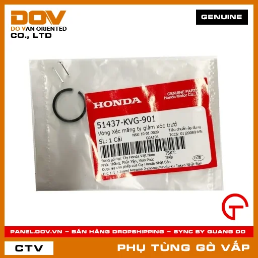 VÒNG XÉC MĂNG TY PHUỘC - THỤT TRƯỚ MÃ PHỤ TÙNG 51437KVG901 — 51437KVG901