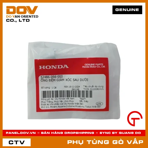 ỐNG ĐỆM PHUỘC - THỤT SAU DƯỚI MÃ PHỤ TÙNG 52486056000 — 52486056000