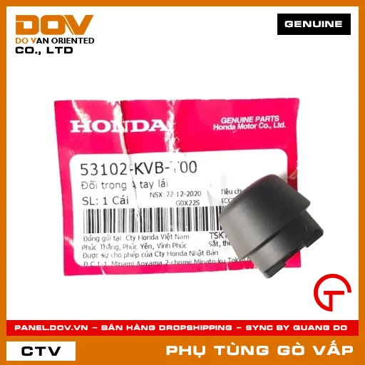 ĐỐI TRỌNG A TAY LÁI MÃ PHỤ TÙNG 53102KVBT00 — 53102KVBT00