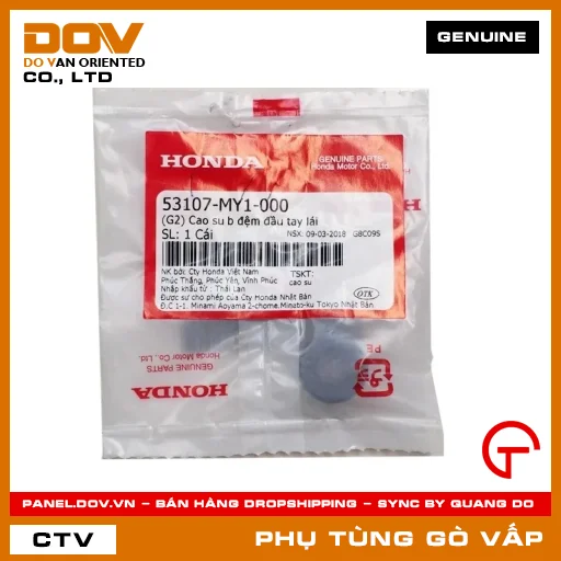 CAO SU B ĐỆM ĐẦU TAY LÁI MÃ PHỤ TÙNG 53107MY1000 — 53107MY1000
