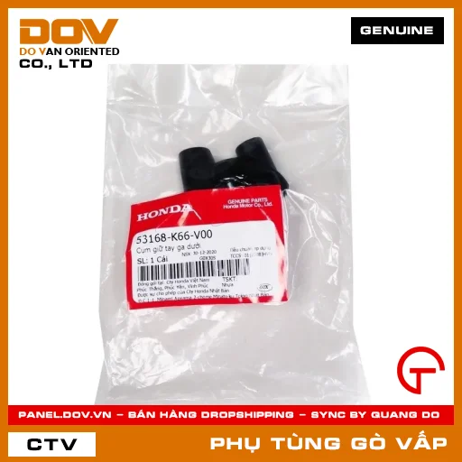 CỤM GIỮ TAY GA DƯỚI MÃ PHỤ TÙNG 53168K66V00 — 53168K66V00