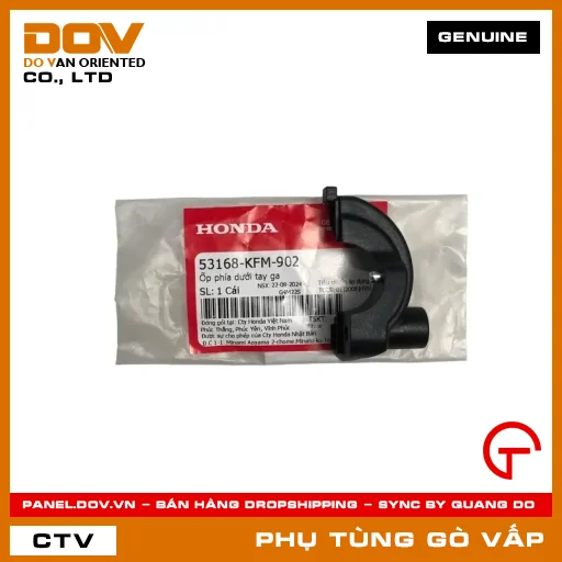 ỐP PHÍA DƯỚI TAY GA MÃ PHỤ TÙNG 53168KFM902 — 53168KFM902