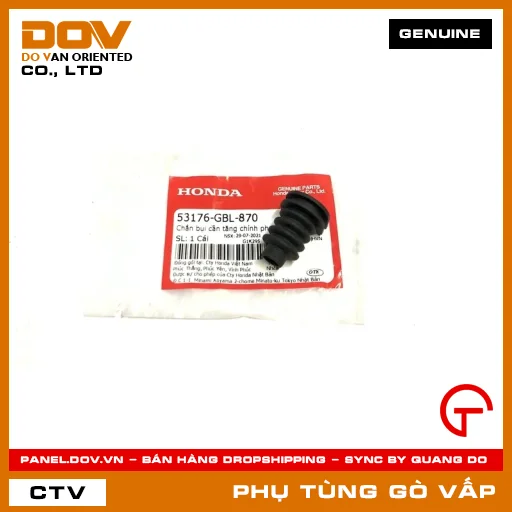 CHẮN BỤI CẦN TĂNG CHỈNH PHANH MÃ PHỤ TÙNG 53176GBL870 — 53176GBL870