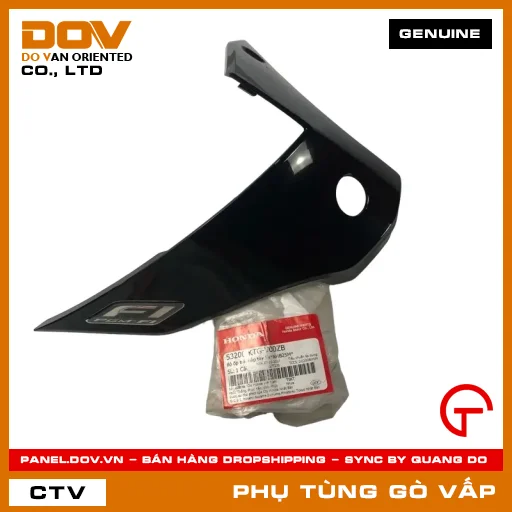 BỘ ỐP TRÁI NẮP TAY LÁI*NHB25M* MÃ PHỤ TÙNG 53200KTGV00ZB — 53200KTGV00ZB