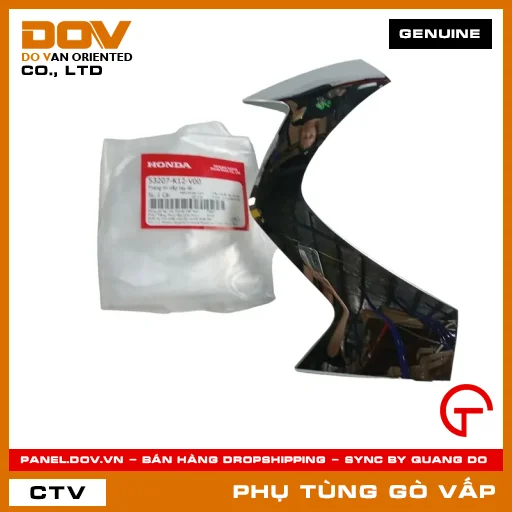 TRANG TRÍ NẮP TAY LÁI MÃ PHỤ TÙNG 53207K12V00 — 53207K12V00