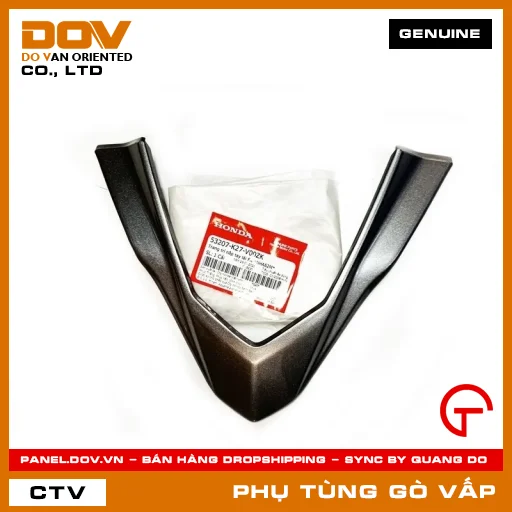 TRANG TRÍ NẮP TAY LÁI FR *NHA62M* MÃ PHỤ TÙNG 53207K27V00ZK — 53207K27V00ZK