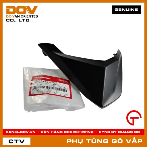 NẮP TRÊN TAY LÁI PHẢI *NHA76M* MÃ PHỤ TÙNG 53207K56V00ZD — 53207K56V00ZD