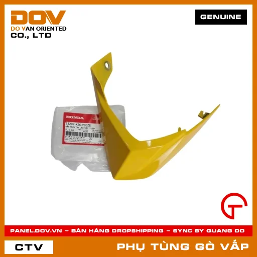 NẮP TRÊN TAY LÁI PHẢI *Y106* MÃ PHỤ TÙNG 53207K56V00ZE — 53207K56V00ZE