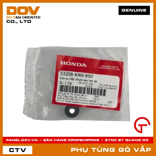 CAO SU NẮP NHỰA SAU TAY LÁI MÃ PHỤ TÙNG 53208KAN850 — 53208KAN850