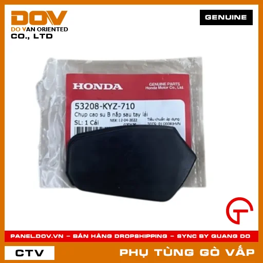 CHỤP CAO SU B NẮP SAU TAY LÁI MÃ PHỤ TÙNG 53208KYZ710 — 53208KYZ710