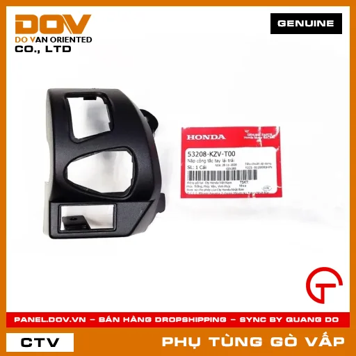NẮP CÔNG TẮC TAY LÁI TRÁI MÃ PHỤ TÙNG 53208KZVT00 — 53208KZVT00
