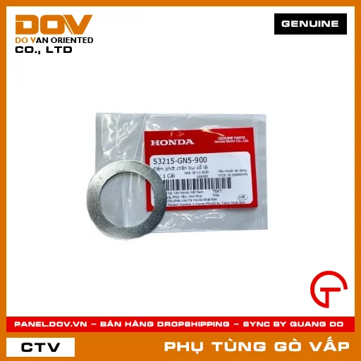 ĐỆM PHỚT CHẮN BỤI CỔ LÁI MÃ PHỤ TÙNG 53215GN5900 — 53215GN5900