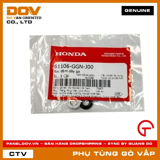 BẠC ĐỆM DÂY GA MÃ PHỤ TÙNG 61106GGNJ00 — 61106GGNJ00