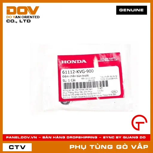 ĐỆM CHẮN BÙN TRƯỚC MÃ PHỤ TÙNG 61112KVG900 — 61112KVG900