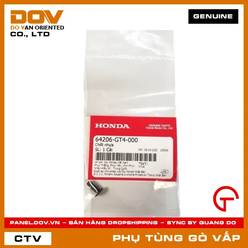 CHỐT NHỰA MÃ PHỤ TÙNG 64206GT4000 — 64206GT4000