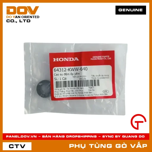 CAO SU ĐỆM ỐP YẾM MÃ PHỤ TÙNG 64312KWW640 — 64312KWW640