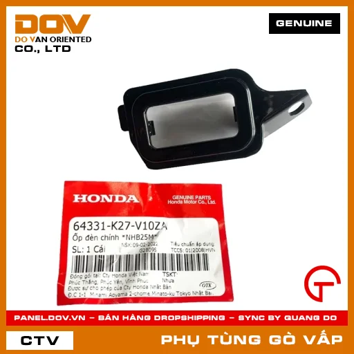 ỐP ĐÈN CHÍNH *NHB25M* MÃ PHỤ TÙNG 64331K27V10ZA — 64331K27V10ZA