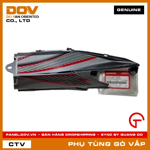 BỘ ỐP TRUNG TÂM PHẢI*NHB25* MÃ PHỤ TÙNG 64350K03V20ZB — 64350K03V20ZB