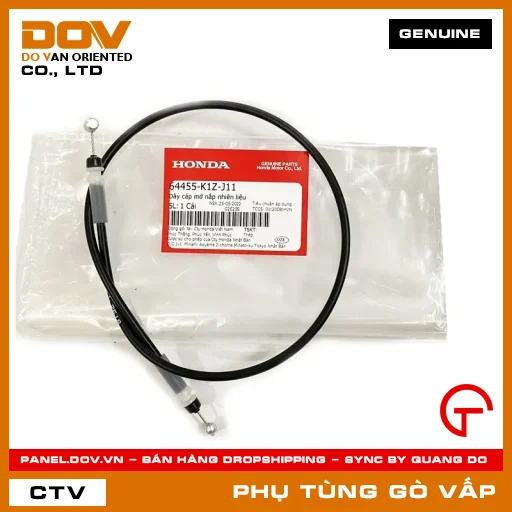 DÂY CÁP MỞ NẮP NHIÊN LIỆU MÃ PHỤ TÙNG 64455K1ZJ11 — 64455K1ZJ11