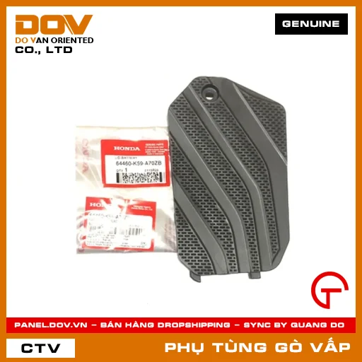 NẮP ẮC QUY *TBLACK* MÃ PHỤ TÙNG 64460K59A70ZB — 64460K59A70ZB