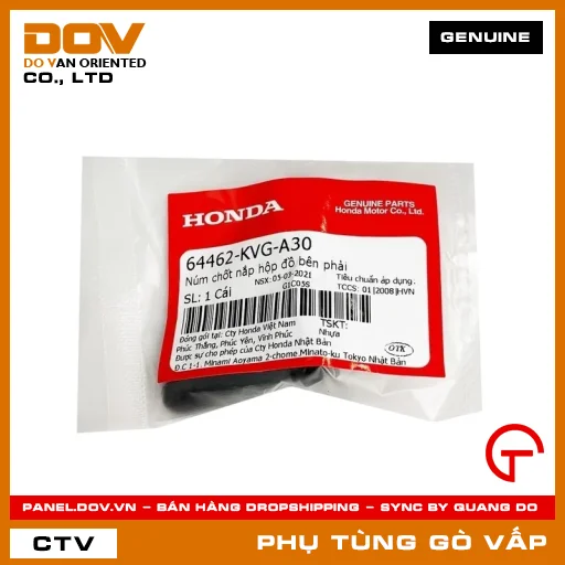 NÚM CHỐT NẮP HỘP ĐỒ BÊN PHẢI MÃ PHỤ TÙNG 64462KVGA30 — 64462KVGA30