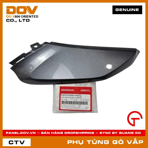 CÁNH YẾM DƯỚI PHẢI *NHA62M* MÃ PHỤ TÙNG 64470KWW640ZQ — 64470KWW640ZQ