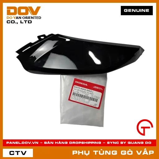 CÁNH YẾM DƯỚI PHẢI *NH-A69P* MÃ PHỤ TÙNG 64470KWW640ZU — 64470KWW640ZU