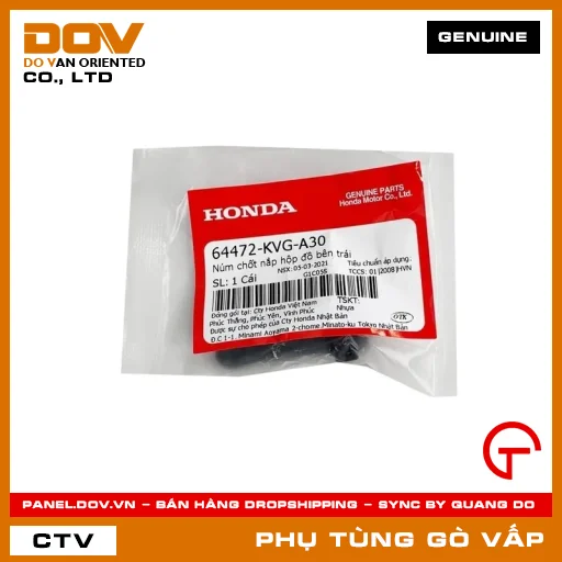 NÚM CHỐT NẮP HỘP ĐỒ BÊN TRÁI MÃ PHỤ TÙNG 64472KVGA30 — 64472KVGA30