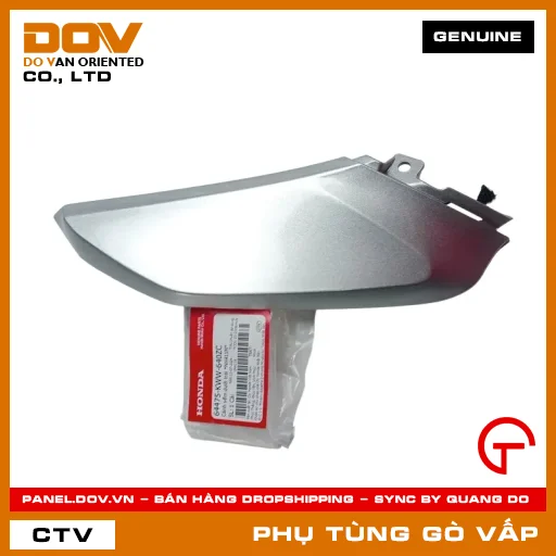 CÁNH YẾM DƯỚI TRÁI *NH411M* MÃ PHỤ TÙNG 64475KWW640ZC — 64475KWW640ZC