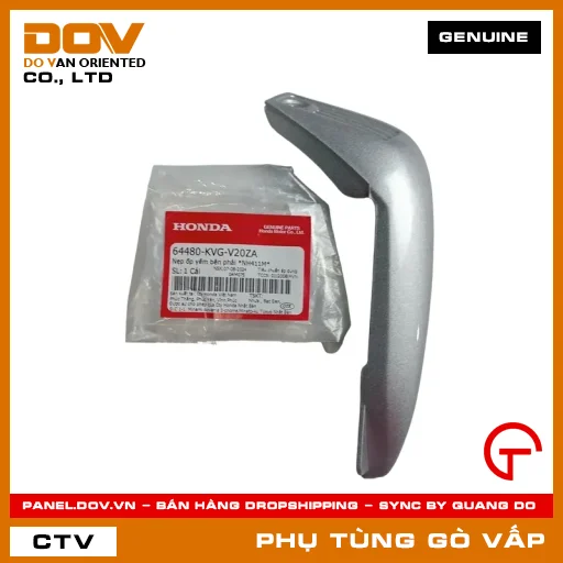 NẸP ỐP YẾM BÊN PHẢI *NH411M* MÃ PHỤ TÙNG 64480KVGV20ZA — 64480KVGV20ZA