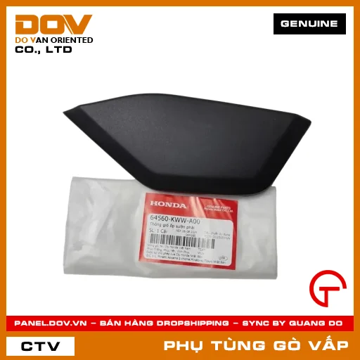 THÔNG GIÓ ỐP SƯỜN PHẢI MÃ PHỤ TÙNG 64560KWWA00 — 64560KWWA00