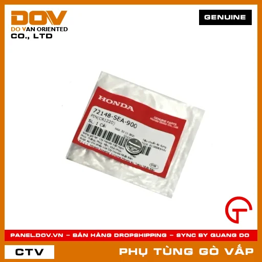 PIN(CR1220) MÃ PHỤ TÙNG 72148SEA900 — 72148SEA900