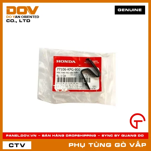 MÓC TREO MŨ BẢO HIỂM MÃ PHỤ TÙNG 77106KPG900 — 77106KPG900