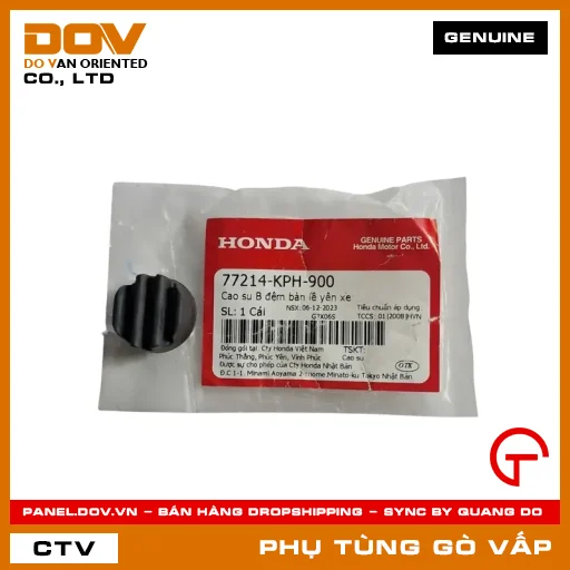 CAO SU B ĐỆM BẢN LỀ YÊN XE MÃ PHỤ TÙNG 77214KPH900 — 77214KPH900