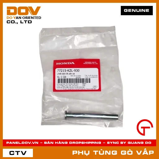 CHỐT BẢN LỀ YÊN XE MÃ PHỤ TÙNG 77215KZL930 — 77215KZL930