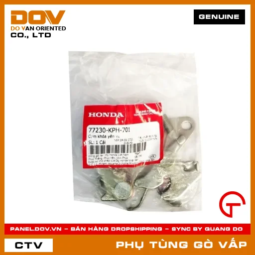 CỤM KHÓA YÊN XE MÃ PHỤ TÙNG 77230KPH701 — 77230KPH701