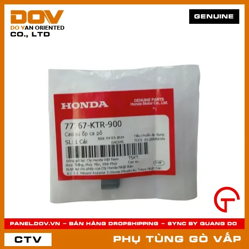 CAO SU ỐP CA PÔ MÃ PHỤ TÙNG 77267KTR900 — 77267KTR900