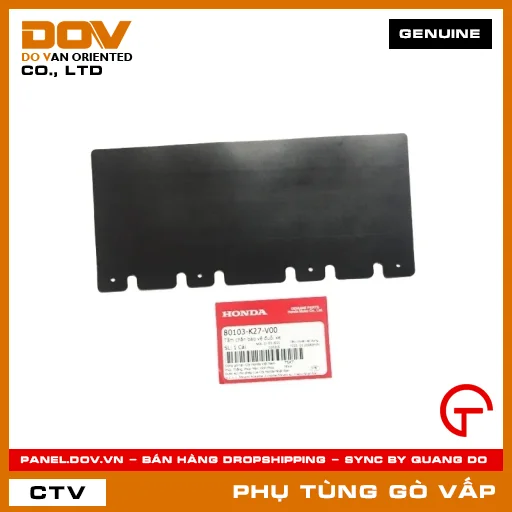 TẤM CHẮN BẢO VỆ ĐUÔI XE MÃ PHỤ TÙNG 80103K27V00 — 80103K27V00