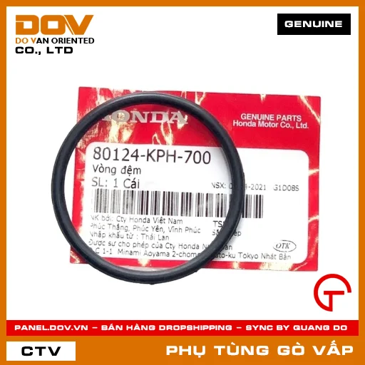 VÒNG ĐỆM MÃ PHỤ TÙNG 80124KPH700 — 80124KPH700